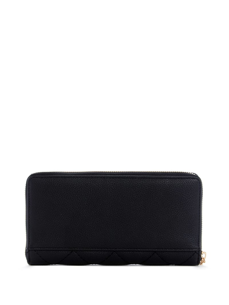 Guess Gillian Check Organizer Women's Wallets Black | 3105-SGZIH