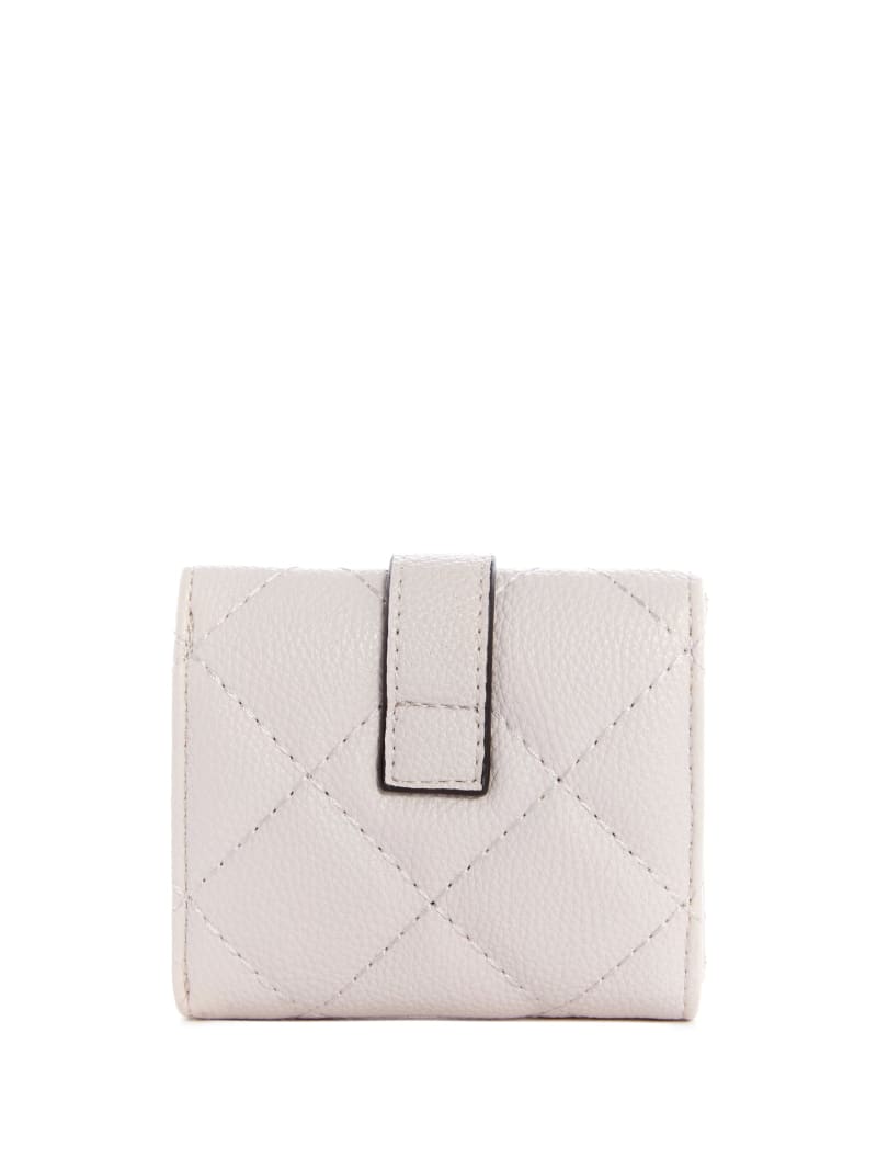 Guess Gillian Petite Trifold Women's Wallets Grey | 0436-PCJNY