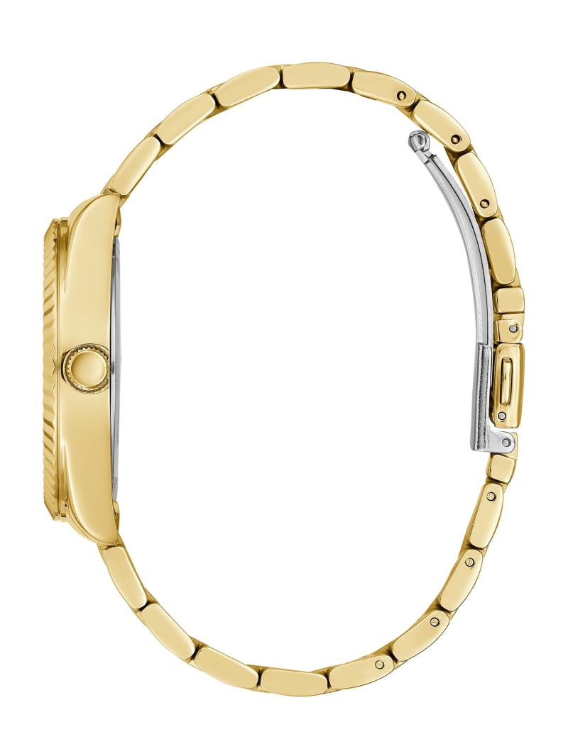 Guess Gold-Tone Analog Women's Watches Gold | 0617-MDHKV