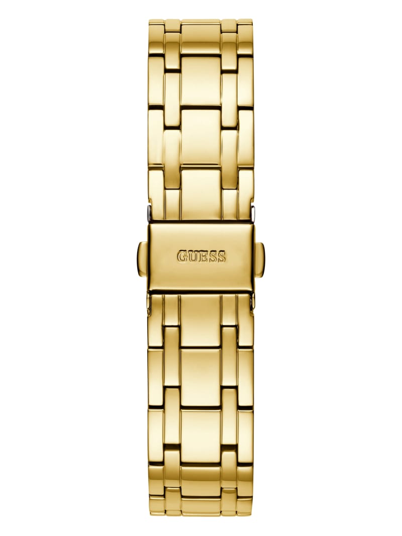 Guess Gold-Tone Champagne Analog Women's Watches Gold | 2041-ARXOC