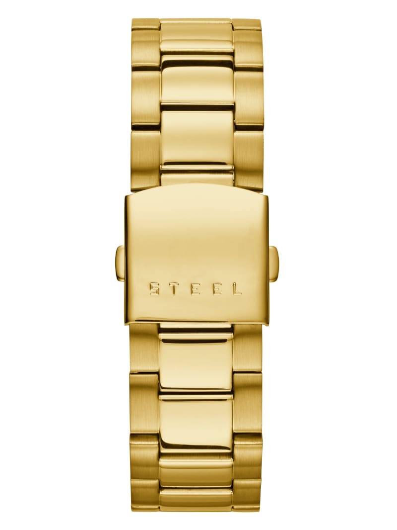 Guess Gold-Tone Classic Men's Watches Gold | 5981-PZKGT