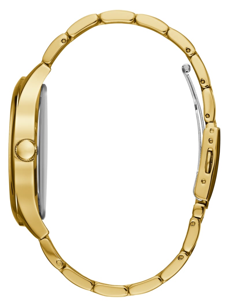 Guess Gold-Tone Classic Multifunction Women's Watches Gold | 7965-BNDJP