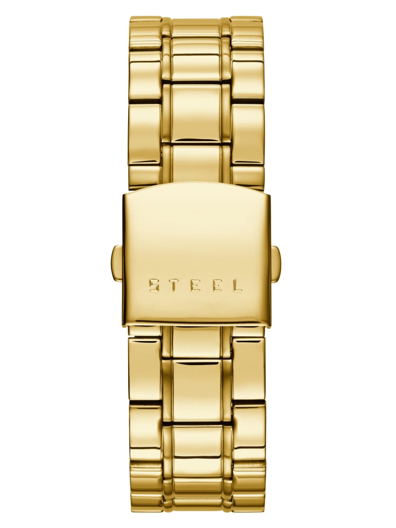 Guess Gold-Tone Classic Multifunction Women's Watches Gold | 7965-BNDJP