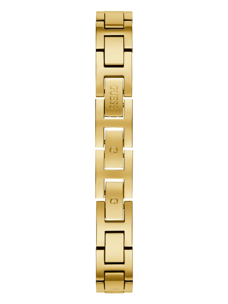 Guess Gold-Tone Crystal Analog Women's Watches Gold | 2437-JGSOW