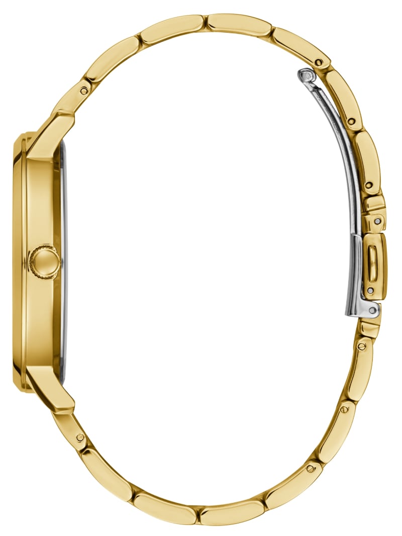 Guess Gold-Tone Diamond Analog Women's Watches Gold | 0925-GIMDQ