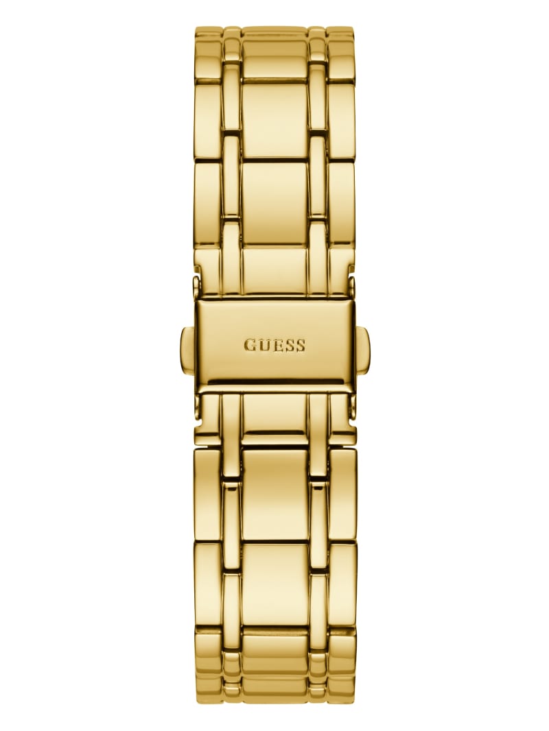 Guess Gold-Tone Diamond Analog Women's Watches Gold | 0925-GIMDQ