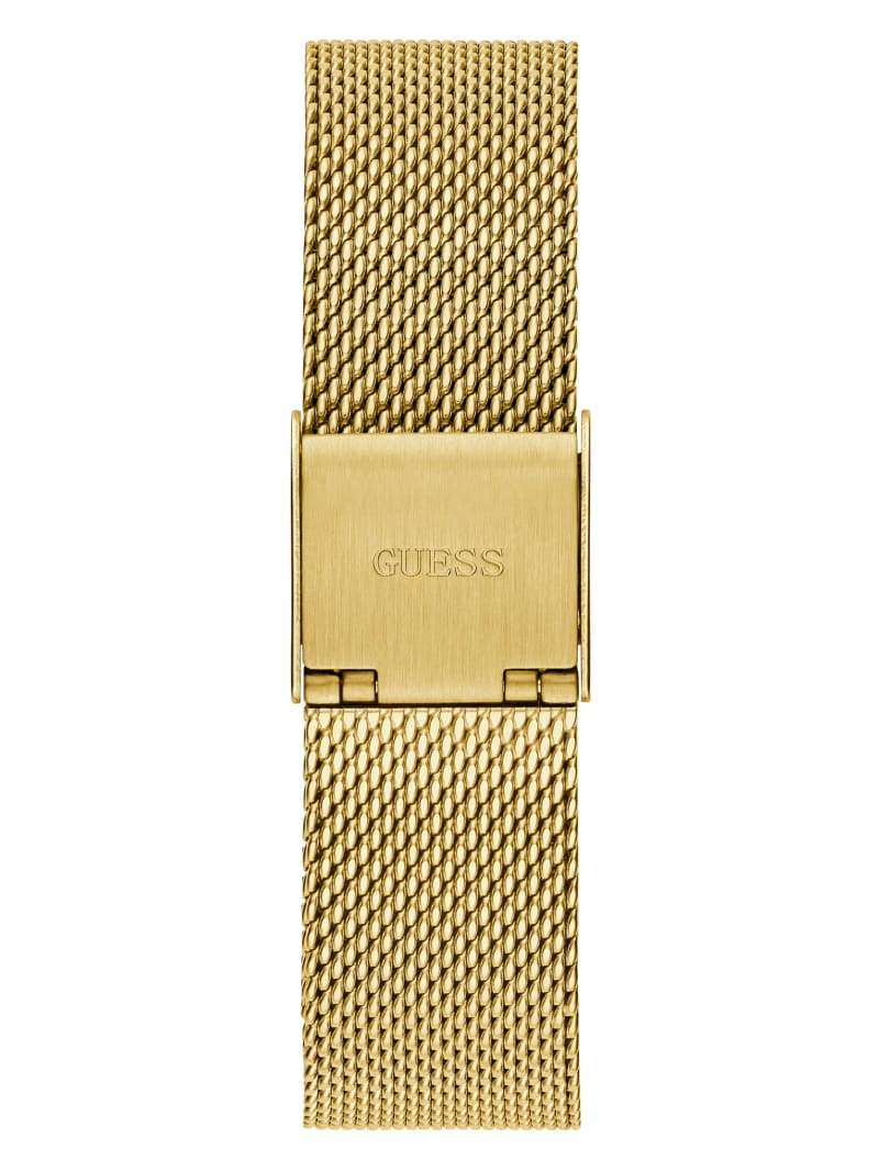 Guess Gold-Tone Mesh Analog Women's Watches Gold | 9136-HFAME