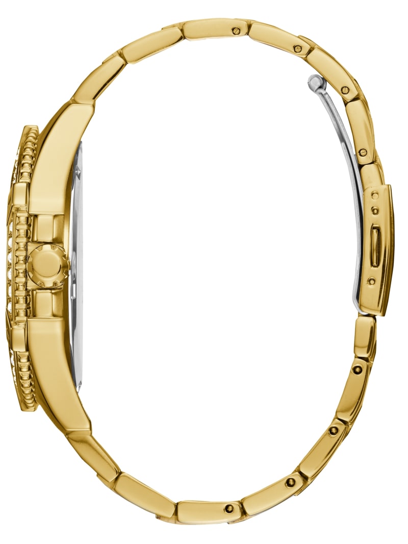 Guess Gold-Tone Multifunction Women's Watches Gold | 8957-CQMID