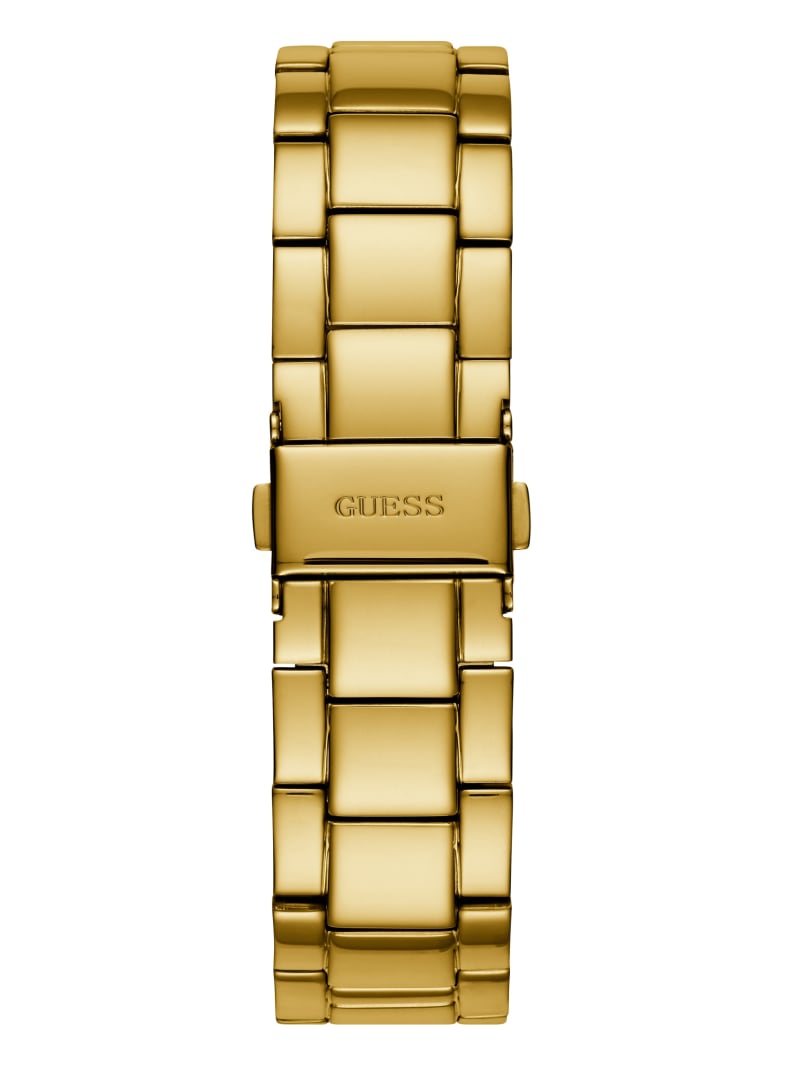 Guess Gold-Tone Multifunction Women's Watches Gold | 9845-XBKOU