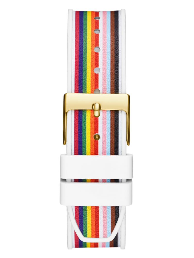 Guess Gold-Tone Rainbow Women's Watches Multicolor | 4752-SRKIZ