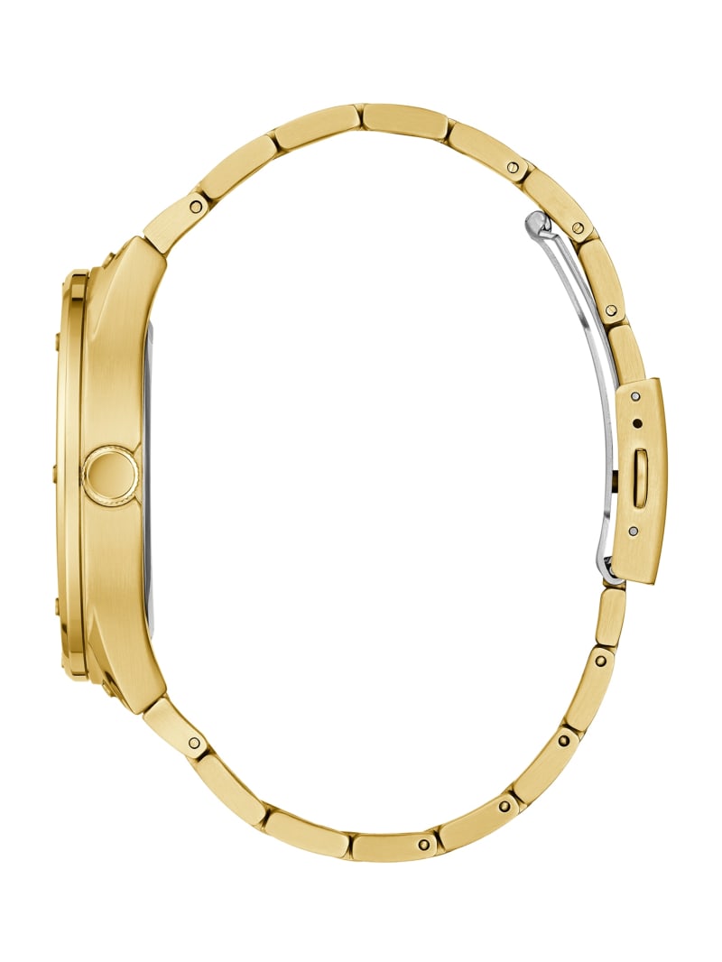 Guess Gold-Tone and Analog Men's Watches Gold | 5847-MLKPD