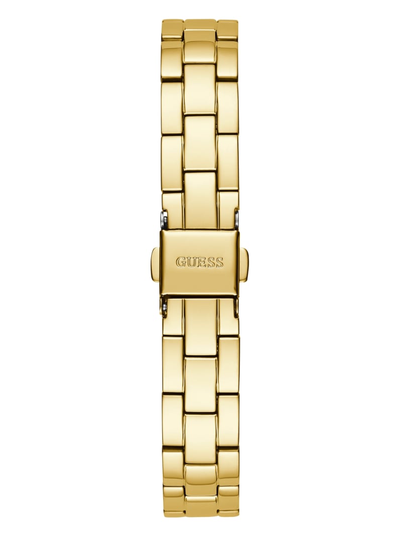 Guess Gold-Tone and Diamond Analog Women's Watches Gold | 2713-UYISN