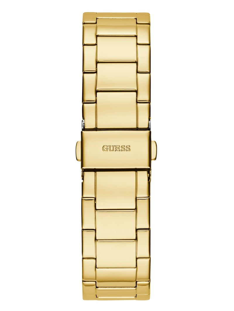 Guess Gold-Tone and Rhinestone Multifunction Women's Watches Gold | 7128-IMPGQ