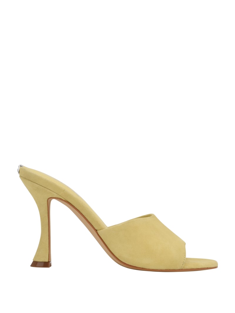 Guess Hambree Suede Women's Heels Yellow | 0923-WYVLG