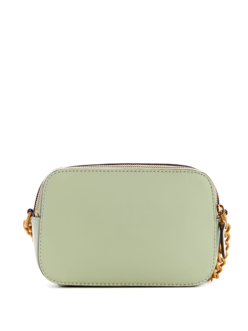 Guess Hassie Camera Women's Crossbody Bags Olive | 0389-XKESJ