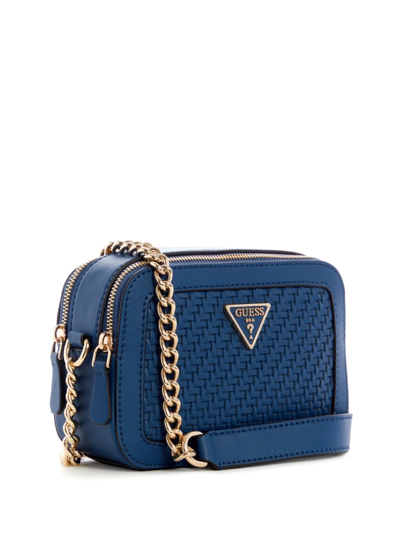 Guess Hassie Camera Women's Crossbody Bags Navy | 5082-YZISA