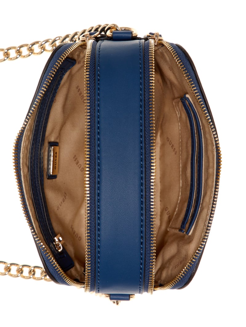 Guess Hassie Camera Women's Crossbody Bags Navy | 5082-YZISA