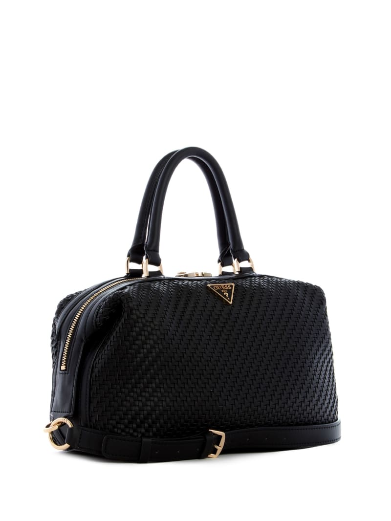 Guess Hassie Soho Women's Satchel Bags Black | 7612-SRDFQ