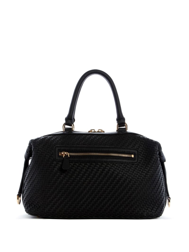 Guess Hassie Soho Women's Satchel Bags Black | 7612-SRDFQ