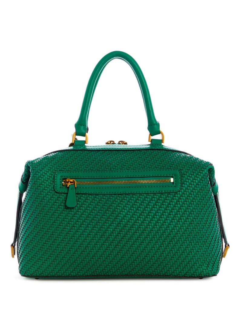 Guess Hassie Soho Women's Satchel Bags Green | 5392-WVFTL