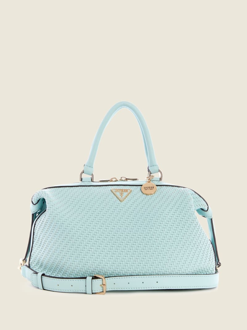 Guess Hassie Soho Women\'s Satchel Bags Turquoise | 0791-CIBNS