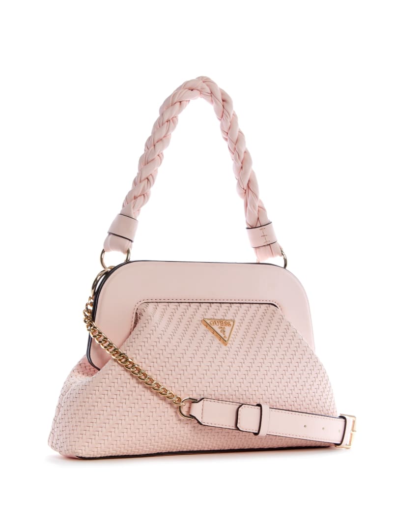 Guess Hassie Women's Satchel Bags Pink | 4026-KMRLG