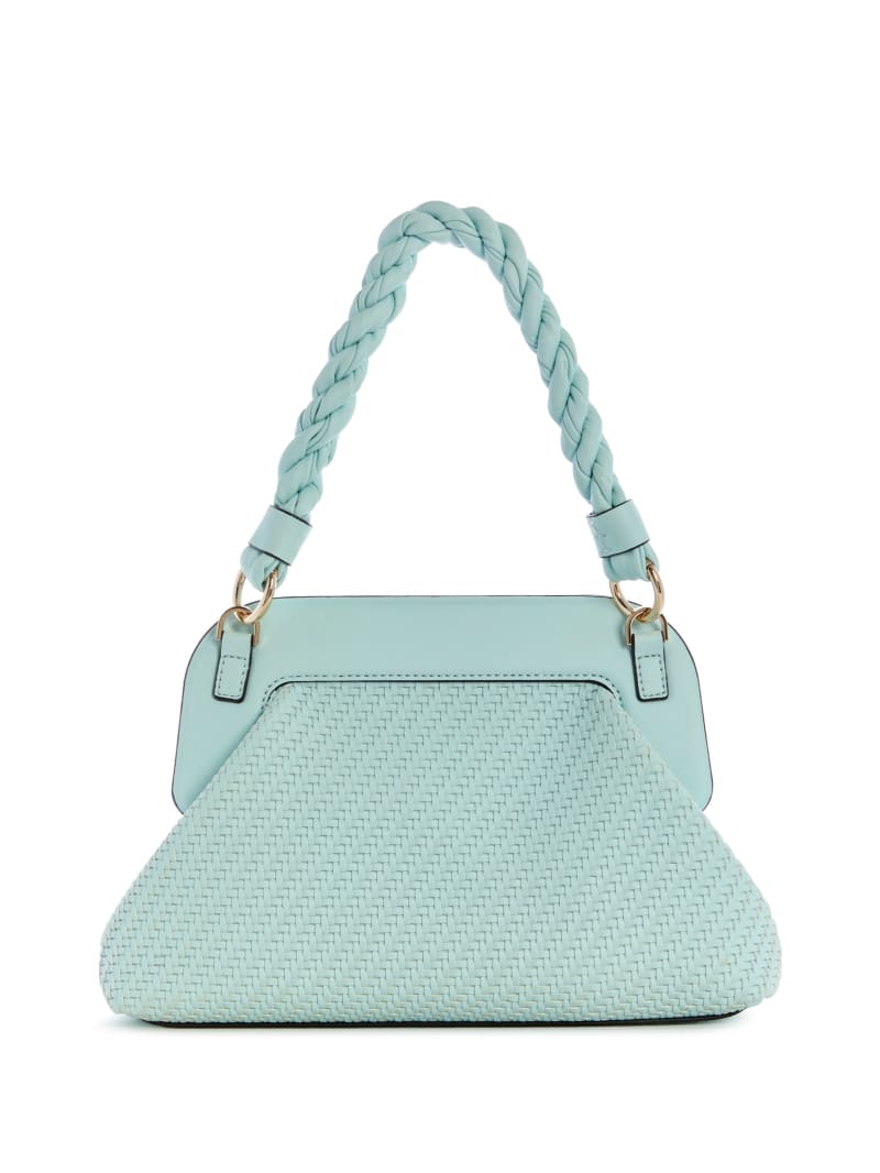 Guess Hassie Women's Satchel Bags Turquoise | 4978-VLIDO