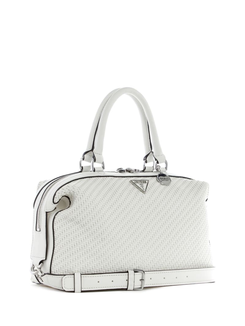 Guess Hassie Women's Satchel Bags White | 3517-ETHXS