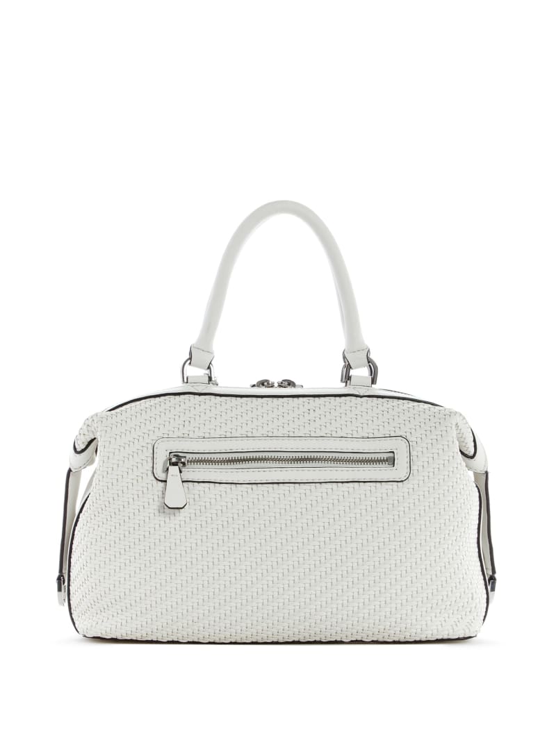 Guess Hassie Women's Satchel Bags White | 3517-ETHXS