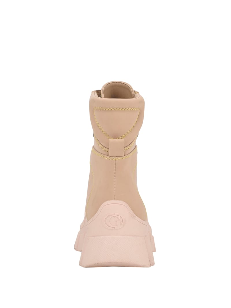 Guess Hearly Chunky Sole Women's Boots Beige | 7480-XAHCG