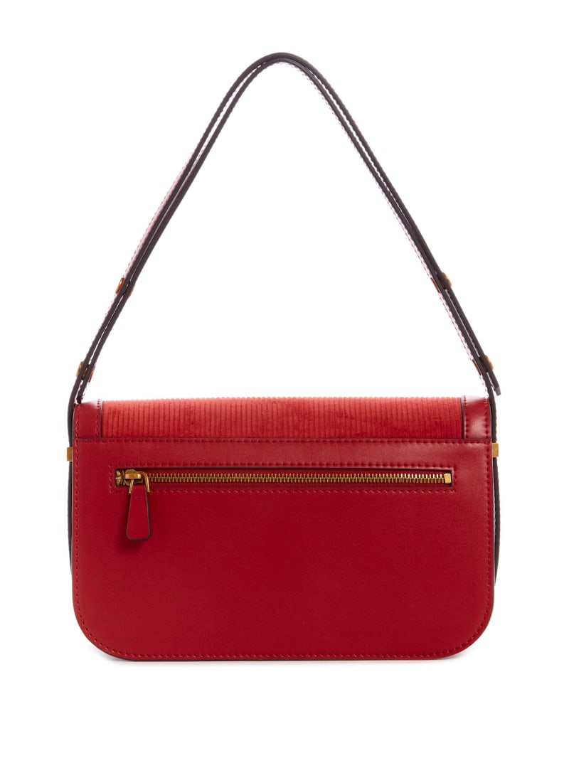 Guess Hensely Convertible Women's Satchel Bags Red | 6801-YSHBF