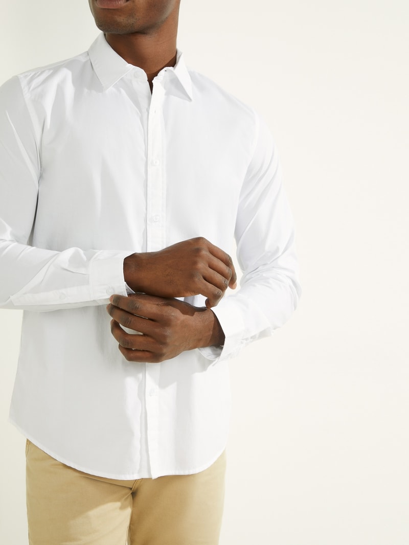 Guess James Men's Shirts White | 1278-AWCPI