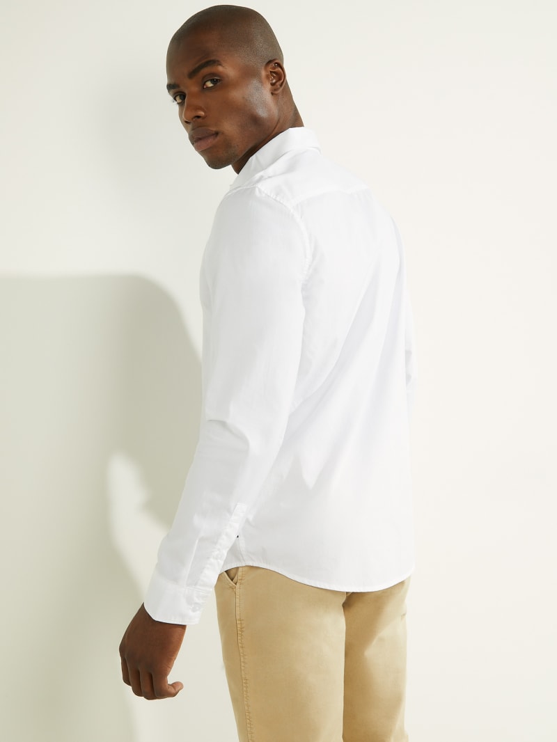 Guess James Men's Shirts White | 1278-AWCPI