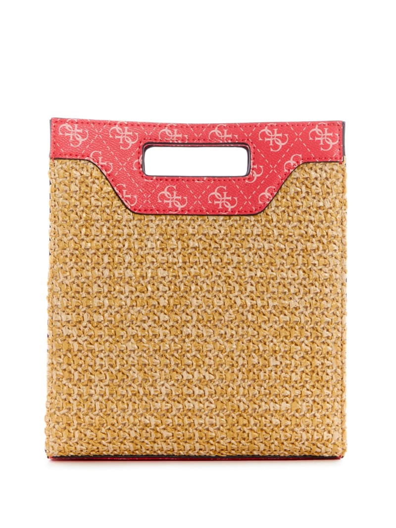 Guess Kasinta Raffia Cutout Women's Mini Bag Multicolor | 5319-AIGPH