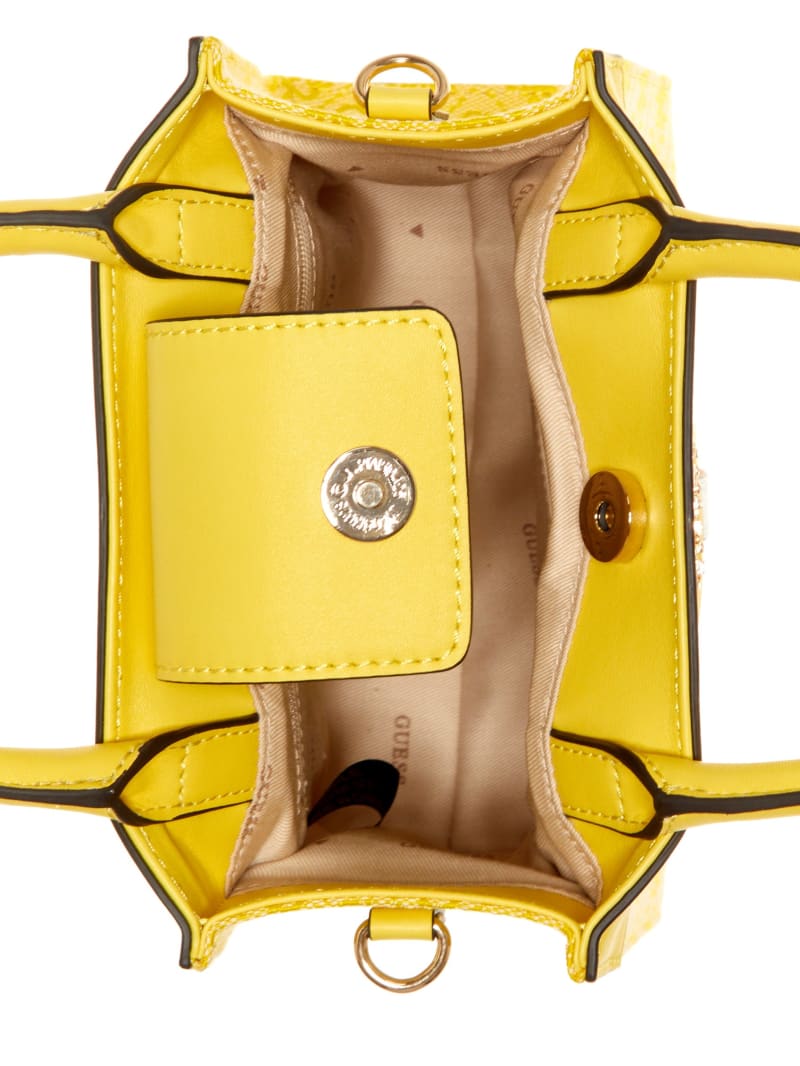 Guess Kasinta Women's Mini Bag Yellow | 6540-MBLHV