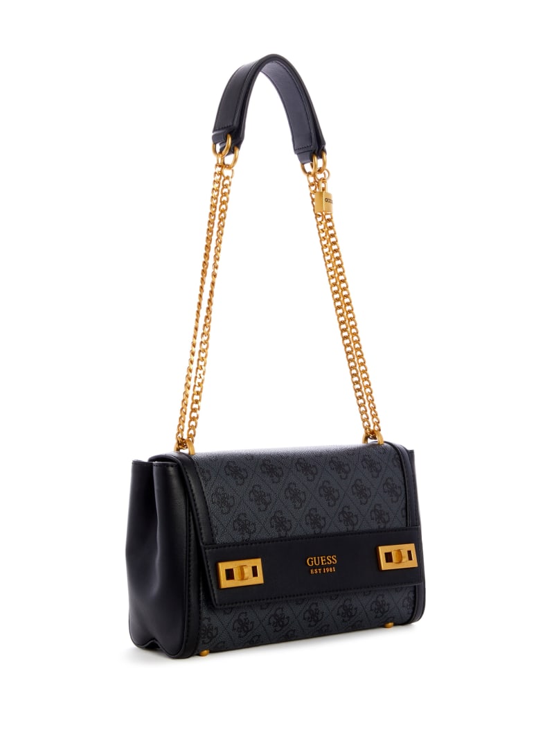 Guess Katey Convertible Women's Shoulder Bags Black | 3074-WNVXF