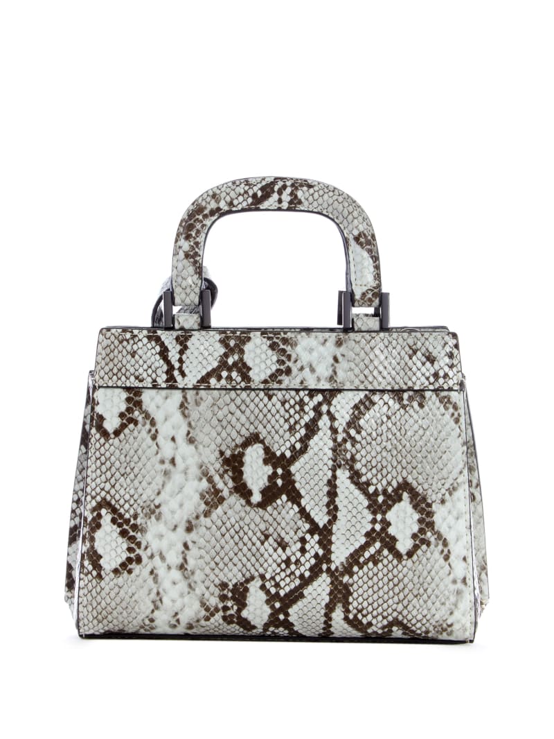 Guess Katey Croc Women's Satchel Bags Grey | 2153-DBPIT