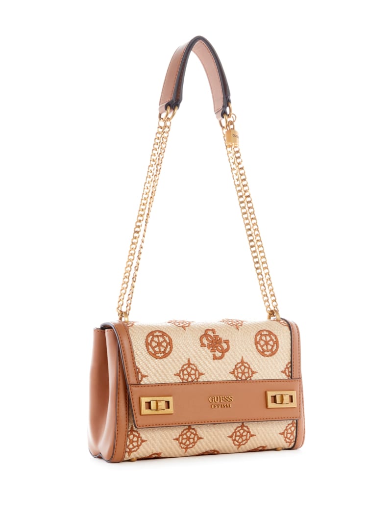 Guess Katey Flap Women's Shoulder Bags Brown | 4802-PSZYT