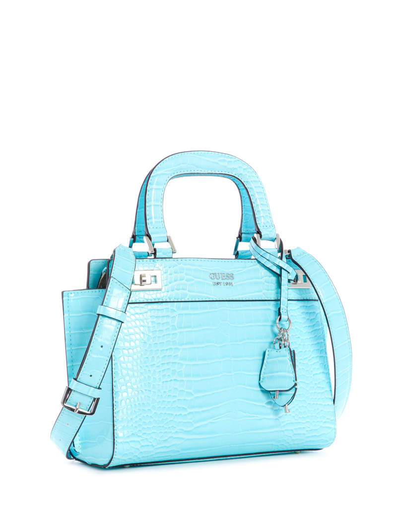 Guess Katey Girlfriend Women's Satchel Bags Light Turquoise | 1098-ZCVFT