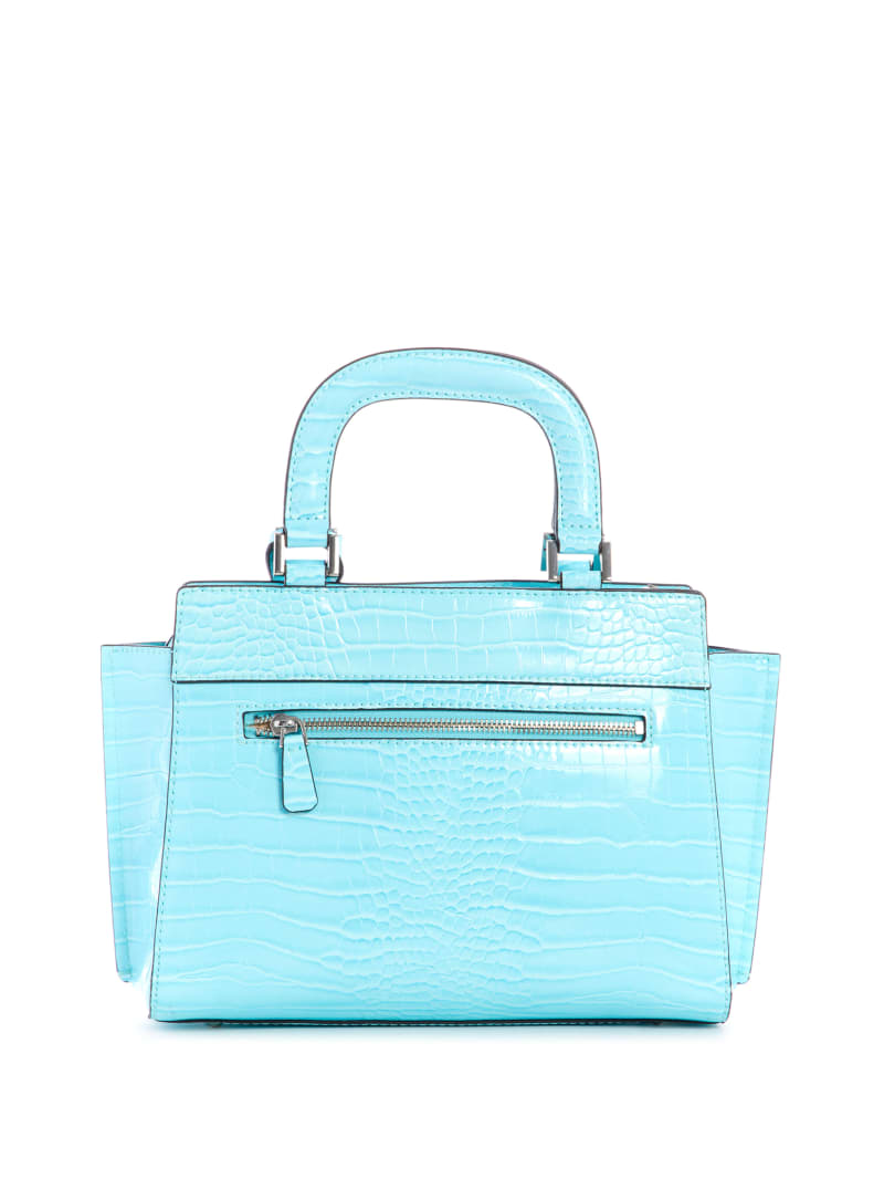 Guess Katey Girlfriend Women's Satchel Bags Light Turquoise | 1098-ZCVFT