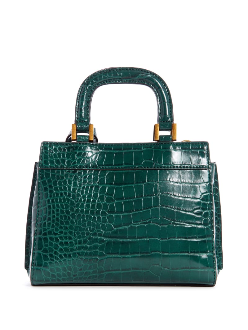 Guess Katey Women's Satchel Bags Green | 3869-ZIRNU