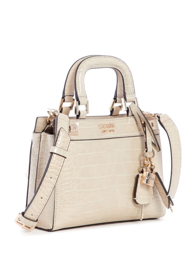 Guess Katey Women's Satchel Bags Grey | 1279-VYBRT