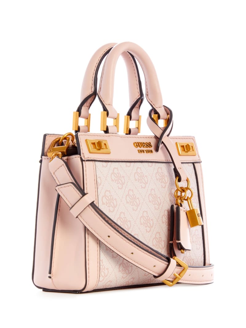 Guess Katey Women's Satchel Bags Pink | 3426-UDFOX