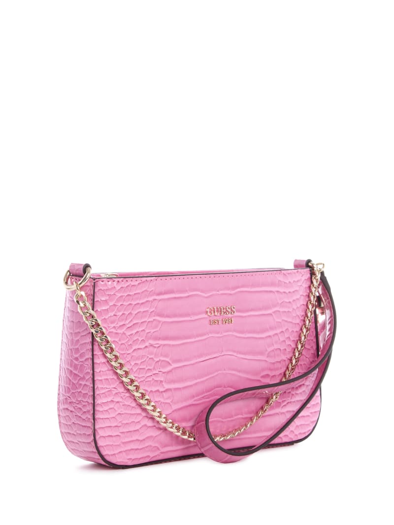 Guess Katey Women's Shoulder Bags Fuchsia | 5203-VFKOX