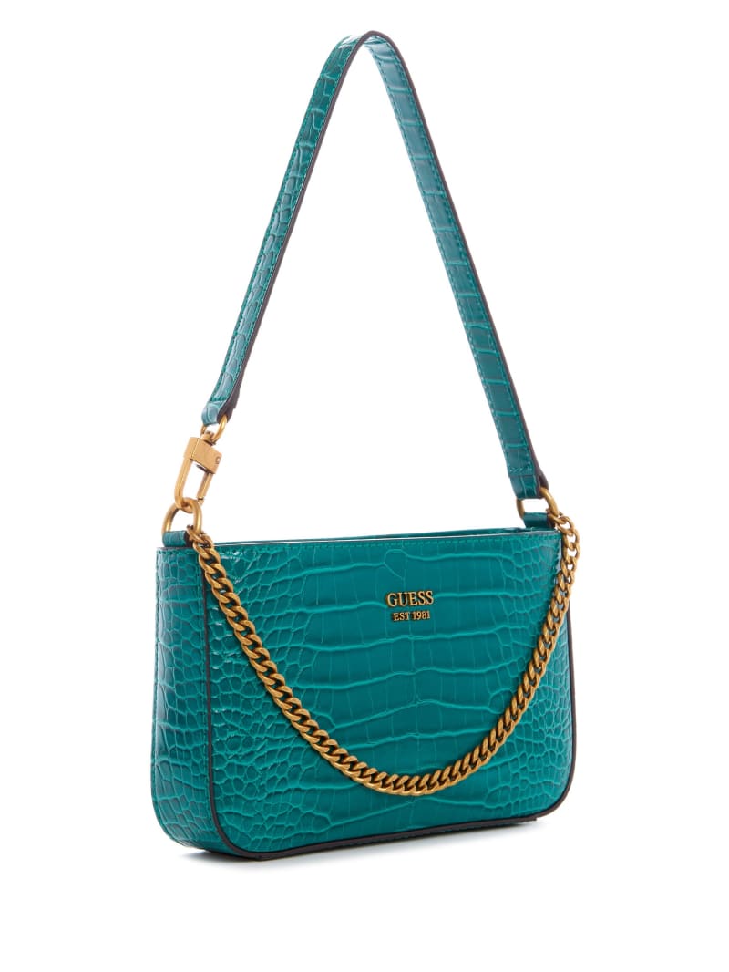 Guess Katey Women's Shoulder Bags Green | 0264-UAZEB