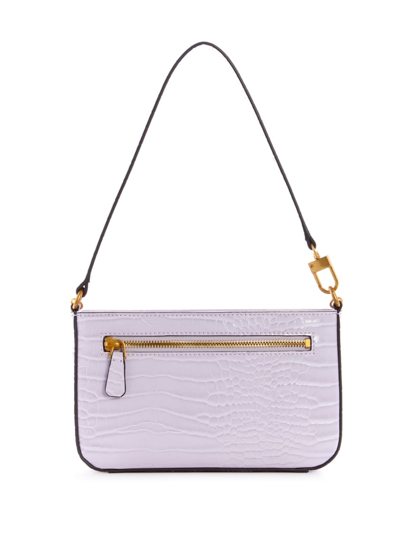 Guess Katey Zip-Top Women's Shoulder Bags Purple | 0834-RIFGS