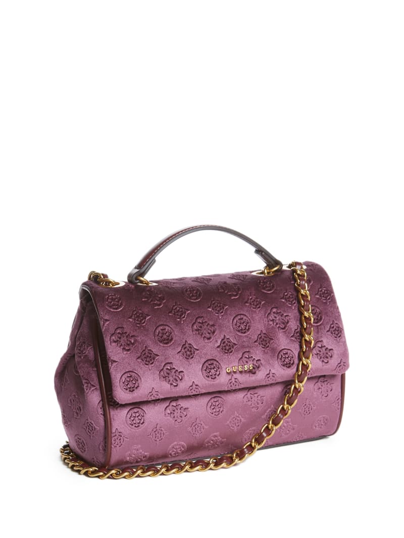 Guess Kimi Logo Convertible Women's Crossbody Bags Purple | 2614-XQLPA