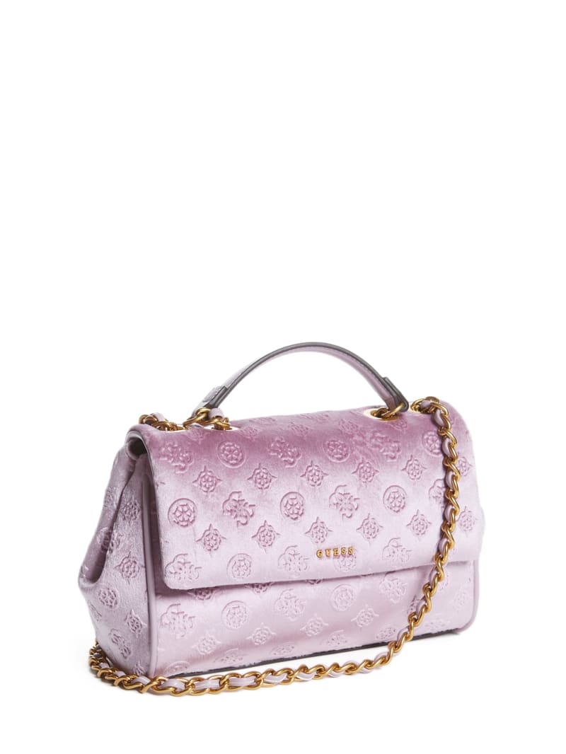 Guess Kimi Logo Convertible Women's Crossbody Bags Purple | 7695-JBXFR