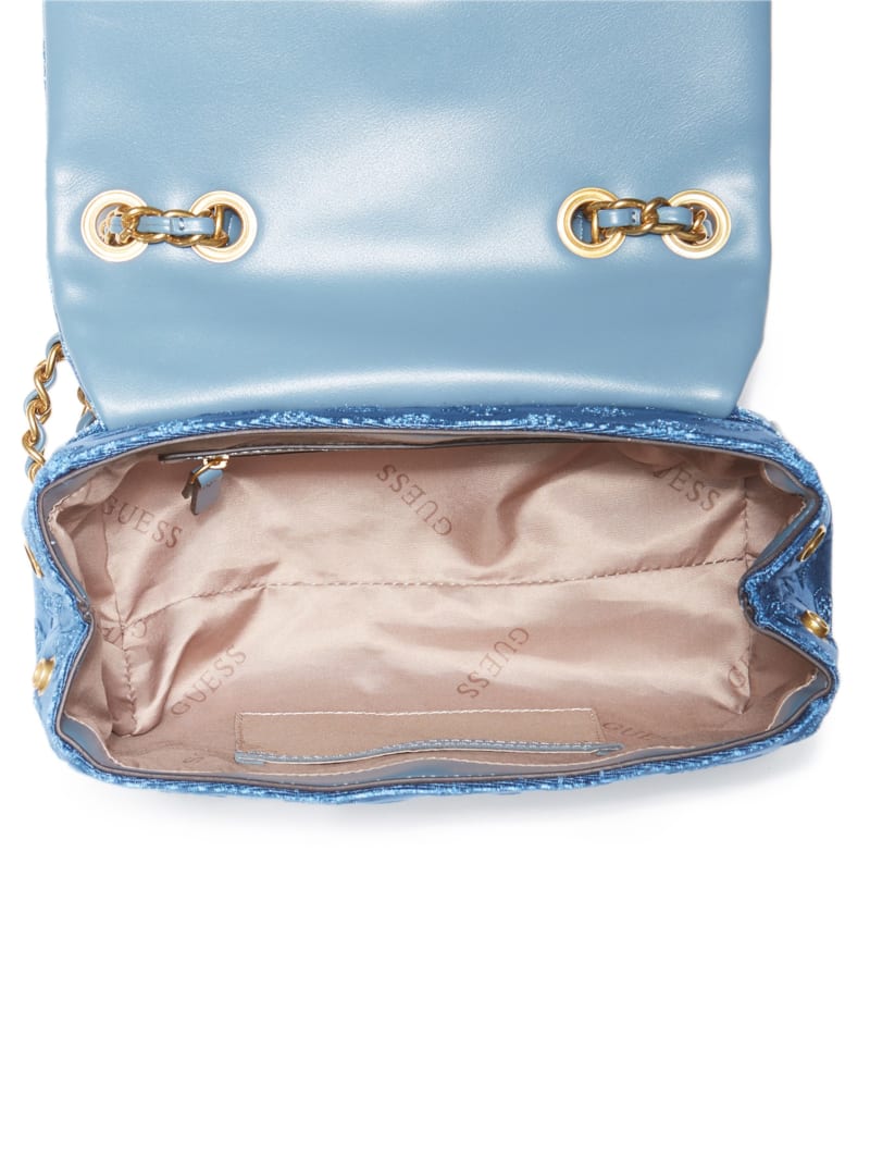 Guess Kimi Logo Convertible Women's Crossbody Bags Blue | 9564-WMQJK