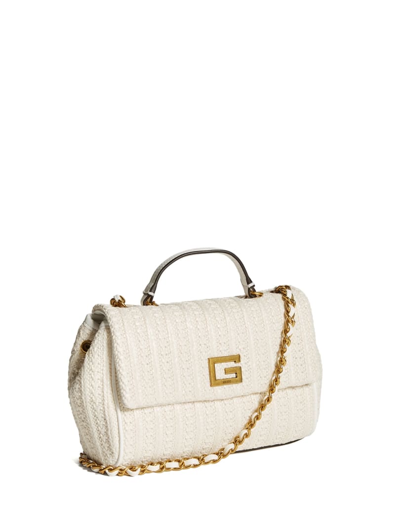 Guess Kimi Small Convertible Women's Crossbody Bags White | 4731-SAVIY